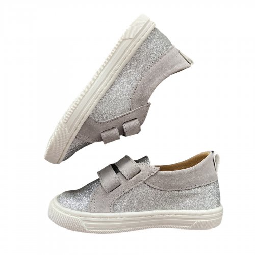Grey glitter sneakers 